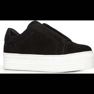 Women AllSaints Aya Platform Slip On Sneakers Size 8